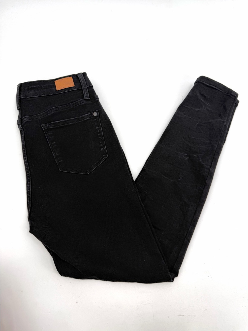 Judy Blue Jeans Women’s 9/29 Black Denim Skinny Mid Rise Pockets 29 Inseam